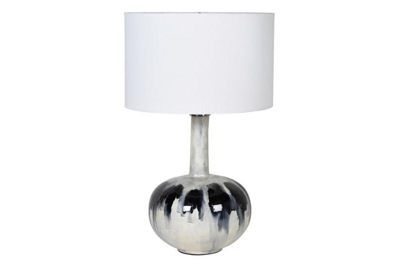 Iceland Rock Enamel Table Lamp with Shade