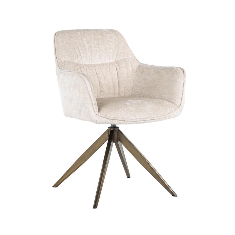 Alida Velvet Swivel Chair