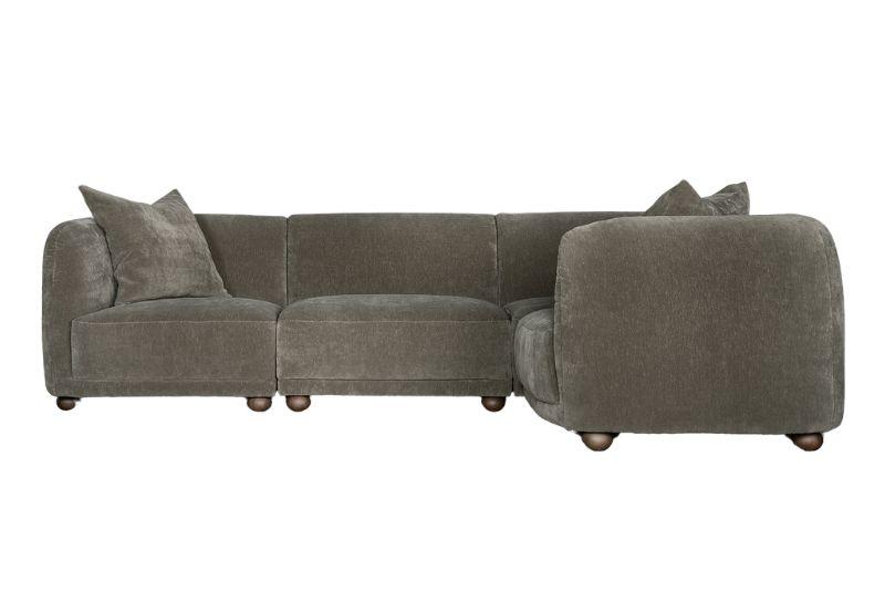 Puffa 4 Piece Corner LHF/RHF Sofa Bordello Tobac