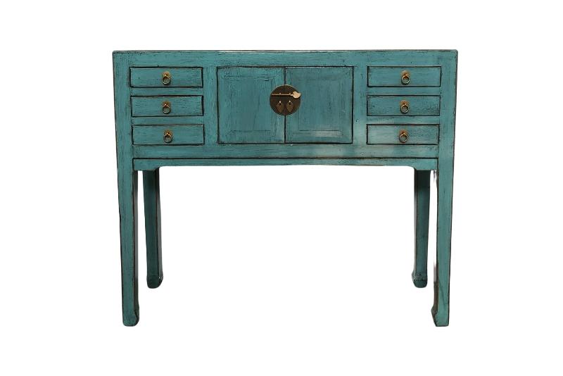 Andorra Turquoise Console Table