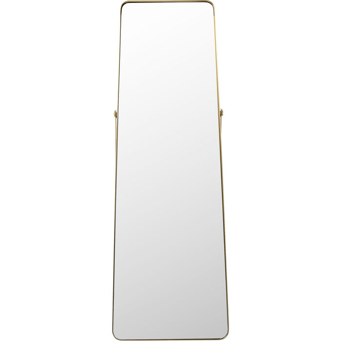 Curved Arch Gold Floor Mirror