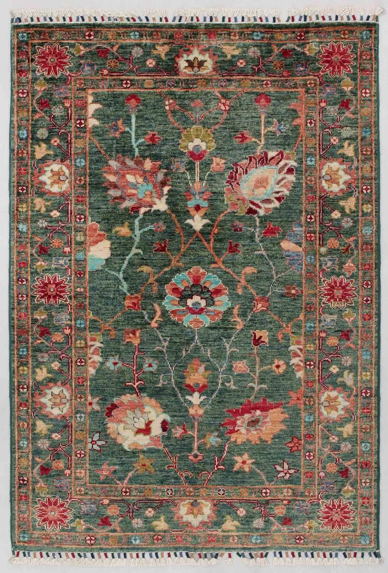 Sultani Green Rug 1.48m x 0.99m