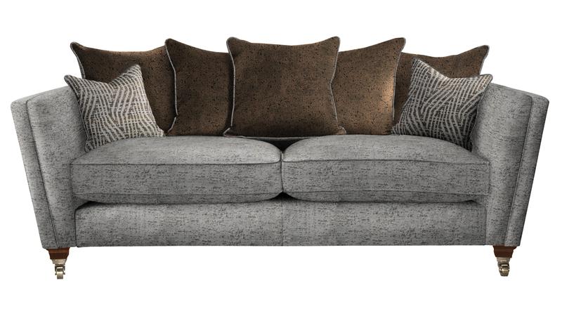 Harlow Scatter Back Grand Sofa Remini Pebble