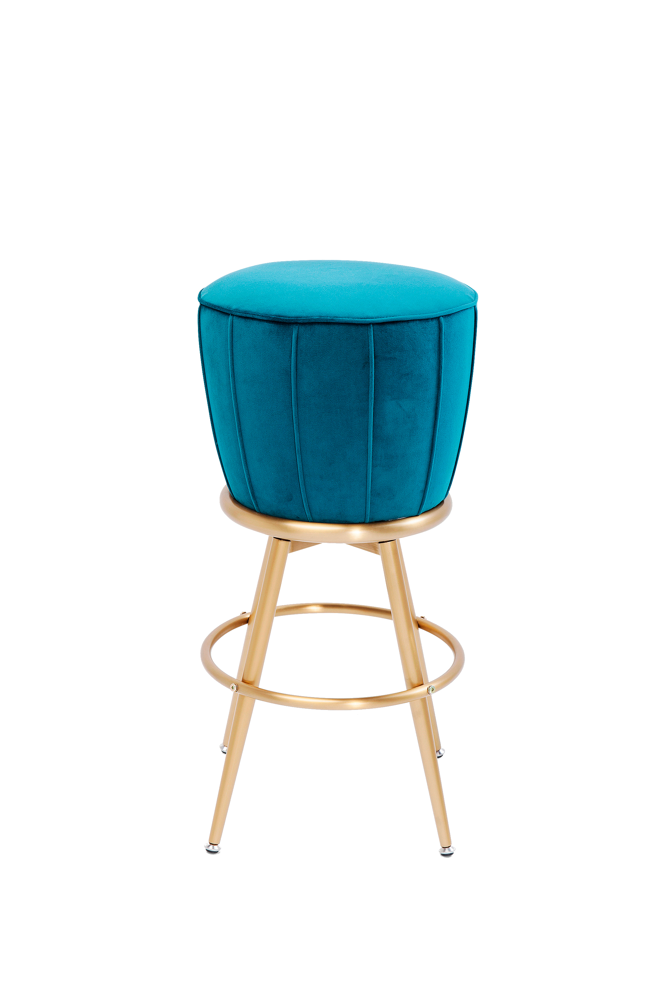 Teal and gold online stool