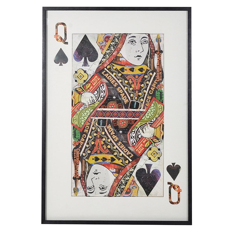 queen of spades playing card