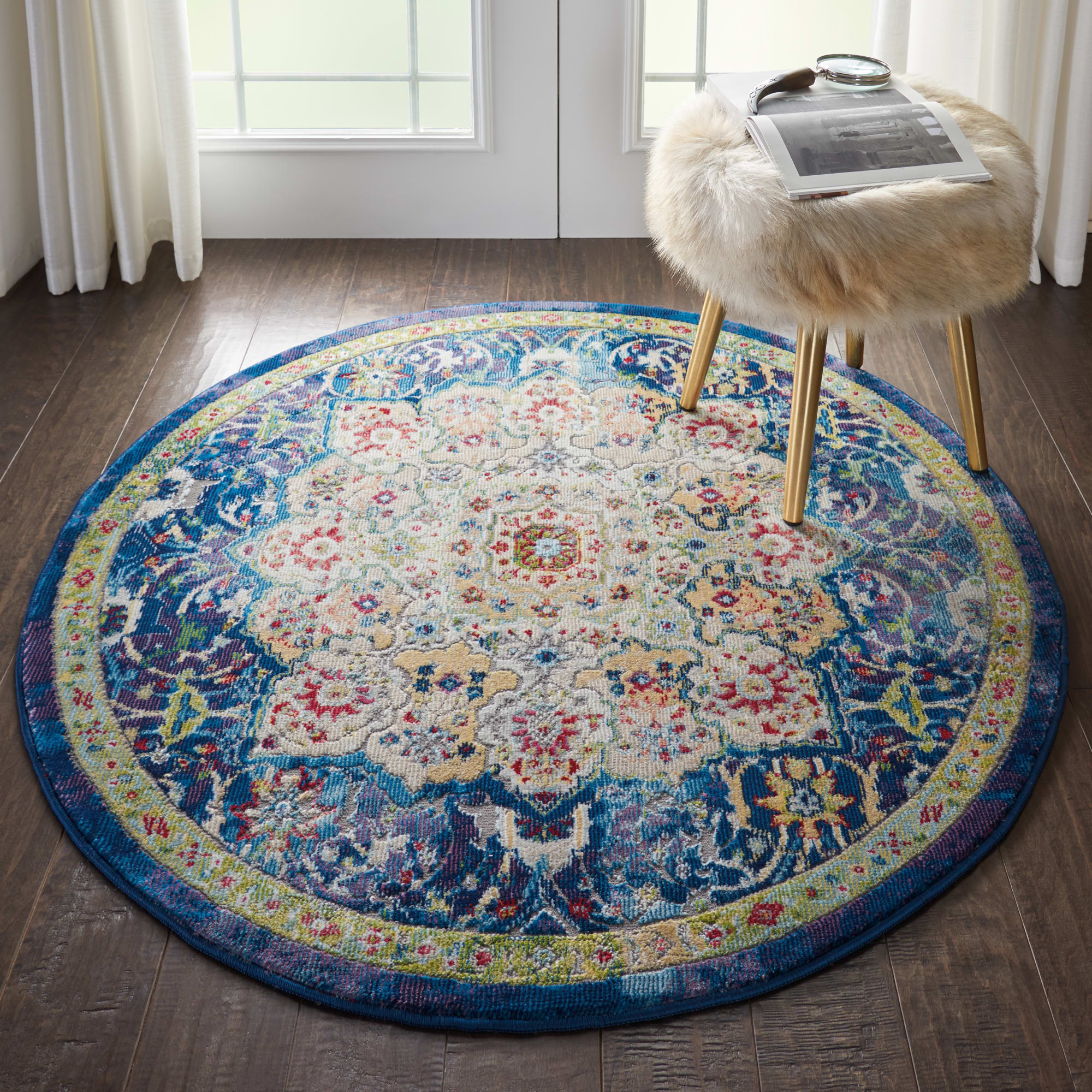 Ankara Global Rug ANR03 Blue - size: 122X183