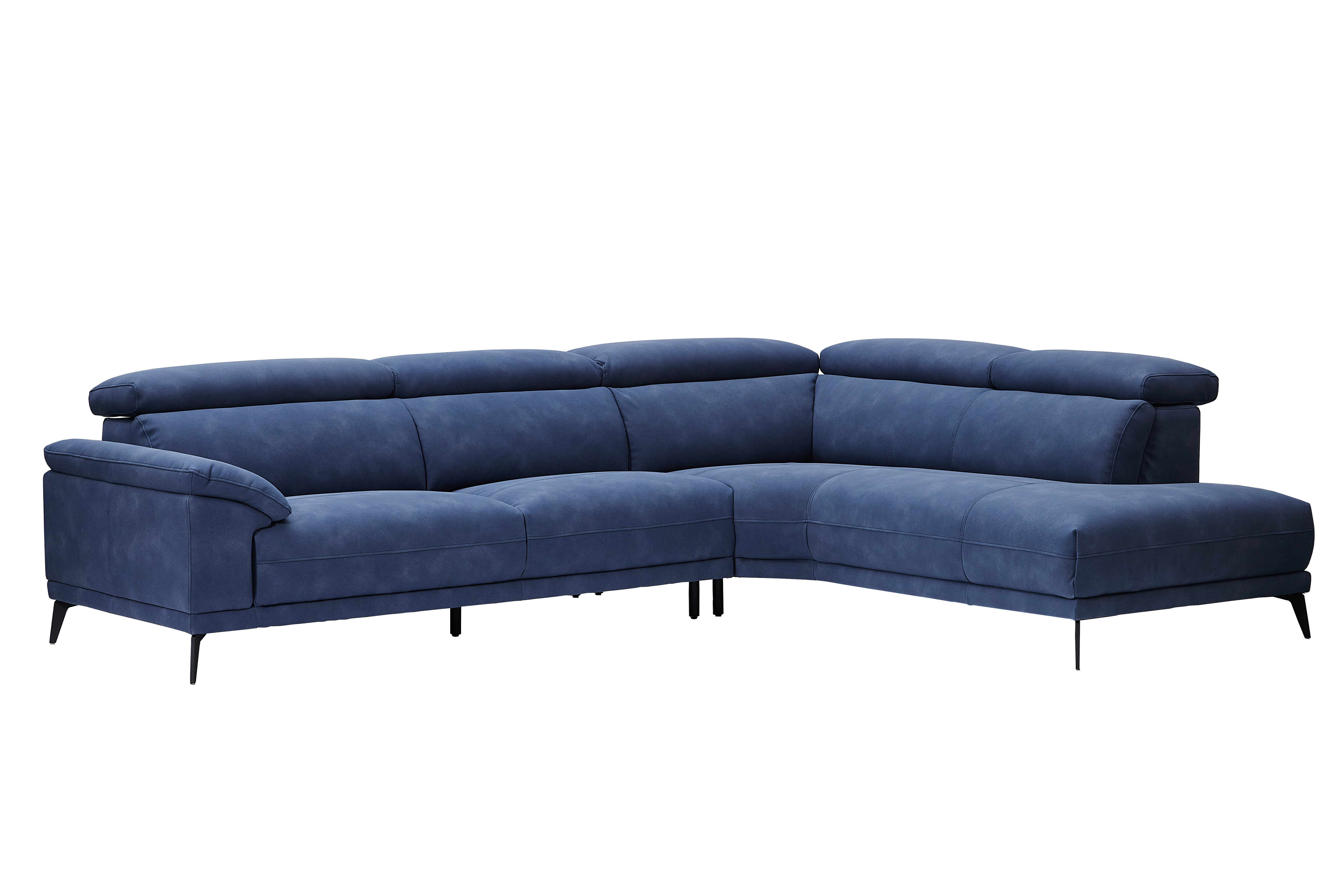 Montero RHF Corner Sofa - Navy | Caseys Furniture