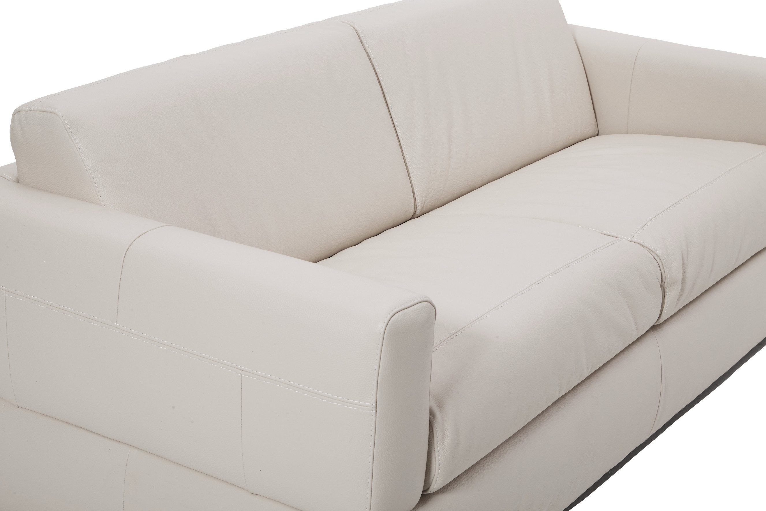 Visconti Leather Sofa Bed White Caseys Furniture